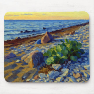 Evening light on the coast of Vormsi Mouse Mat