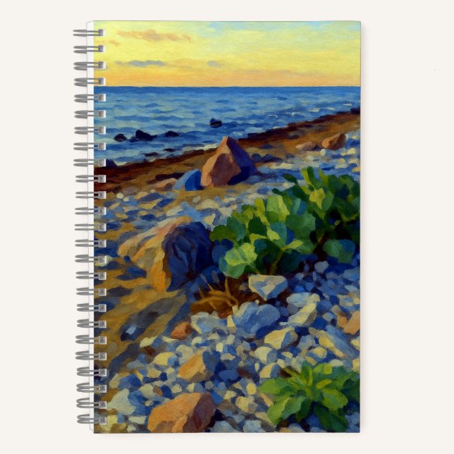 Evening light on the coast of Vormsi Notebook (Front)