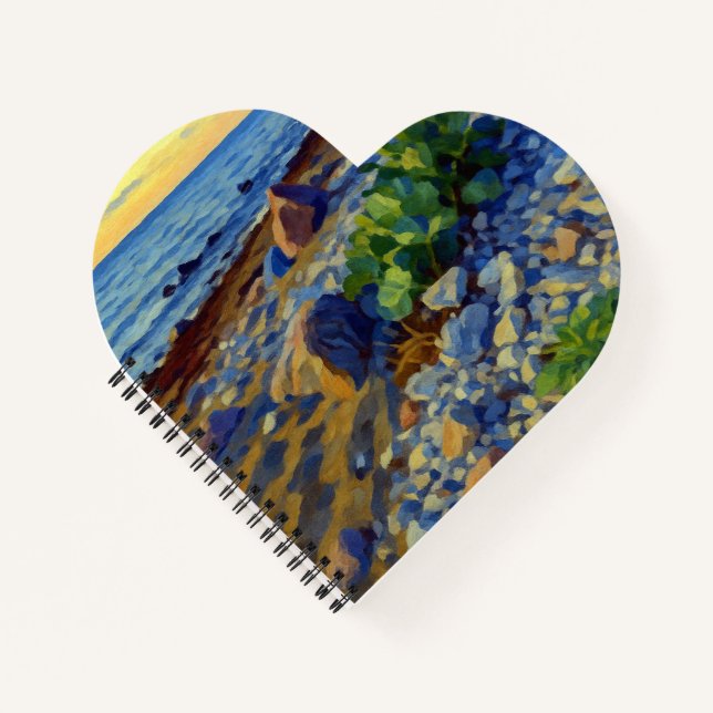 Evening light on the coast of Vormsi Notebook (Front)