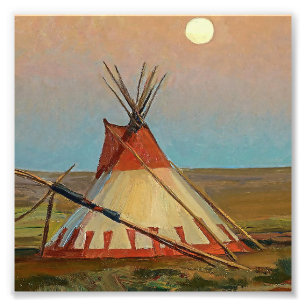 “Evening on the Blackfeet Reservation” by Maynard Photo Print