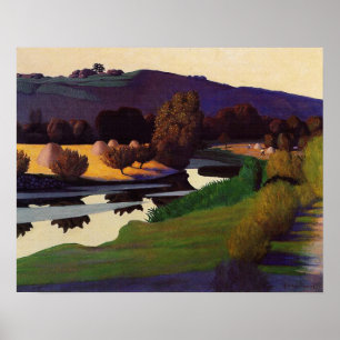 Evening on the Loire - Felix Vallotton Poster