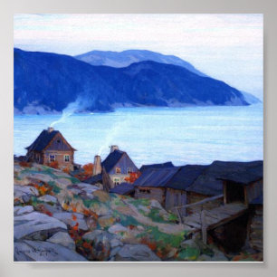 Evening on the North Shore -Gagnon Painting Poster