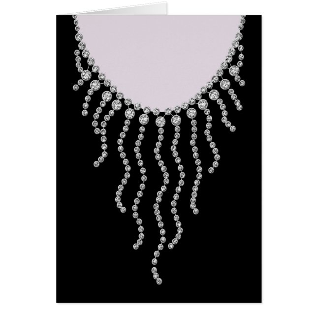 Evening Out Series  Black Gown and Jewels (Front)