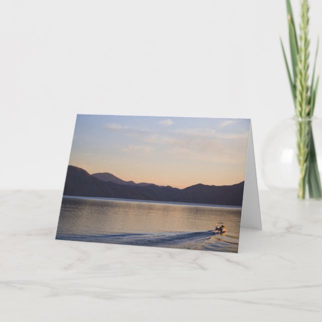 Evening Outing Greeting Card (Front)