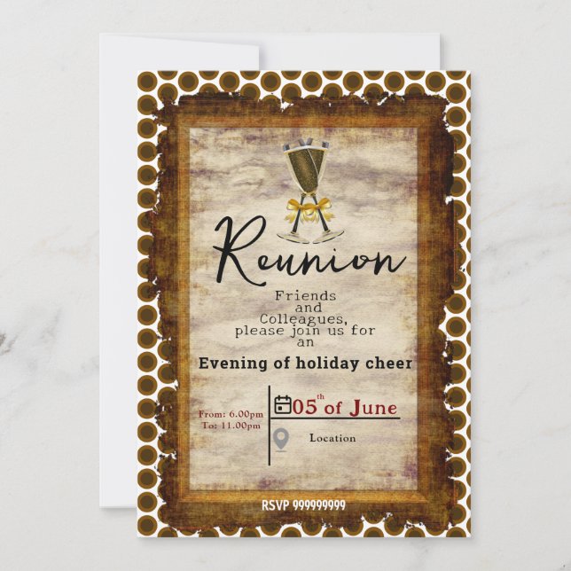 Evening Party Invitation (Front)