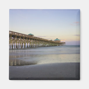Evening Peace On Folly Beach Magnet