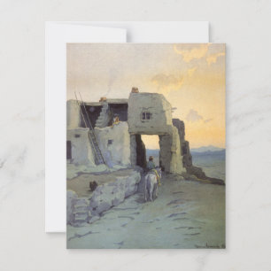 Evening, Pueblo of Walpi by Marion Kavagh Wachtel