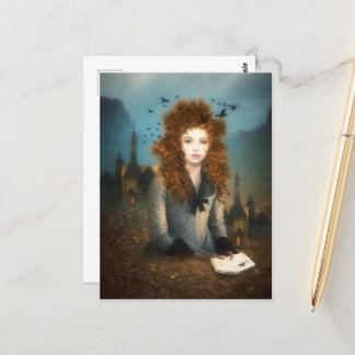 Evening Reading Postcard