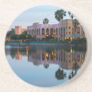 Evening Resort Reflections Coaster