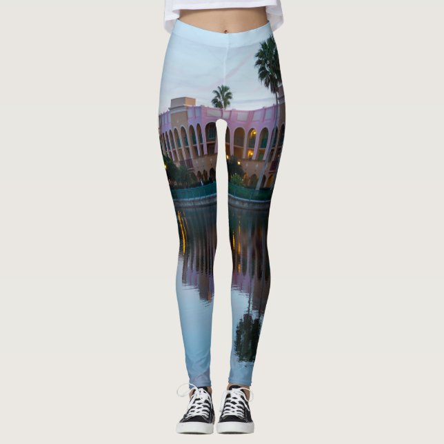 Evening Resort Reflections Leggings (Front)