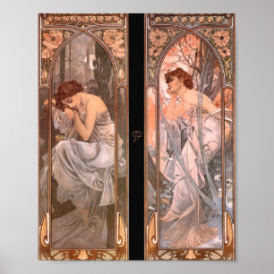 Evening reverie (nocturnal slumber) poster