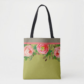 Evening Rose Springtime Tote Bag