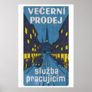 Evening Sale for Workers - Matchbox Print