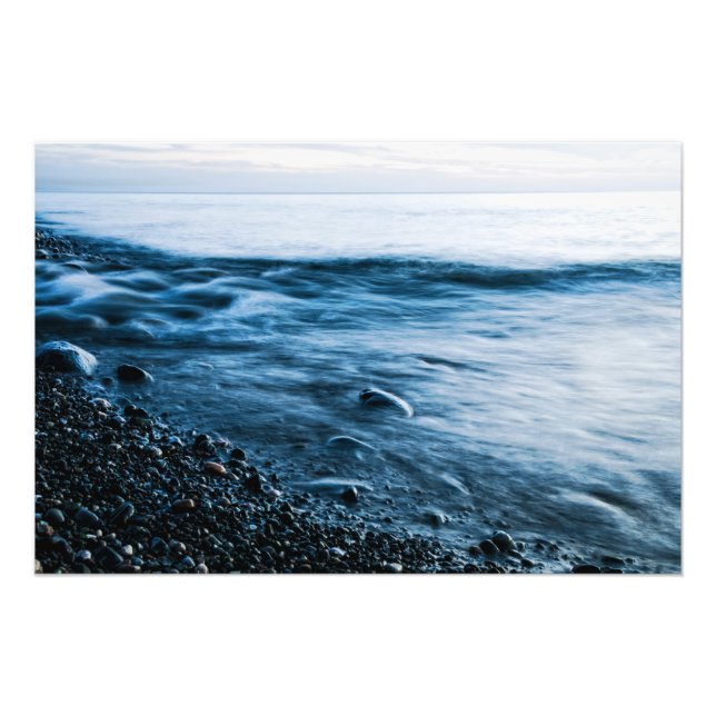 Evening sea photo print (Front)