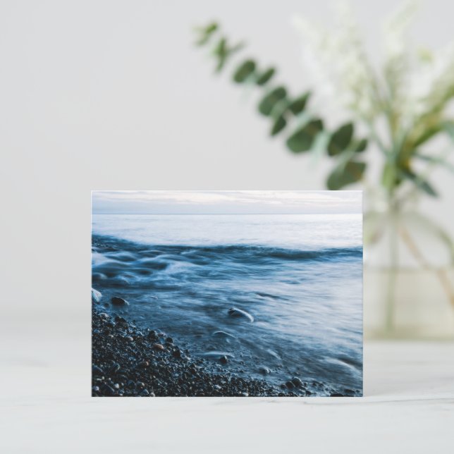 Evening sea postcard (Standing Front)