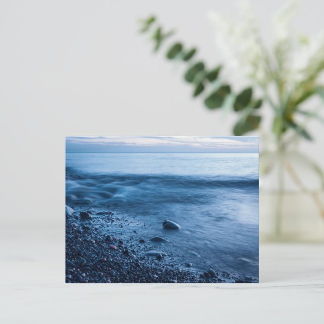 Evening sea postcard (Standing Front)