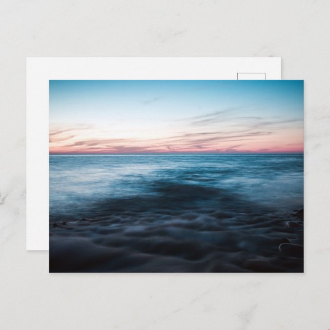 Evening sea postcard (Front/Back)