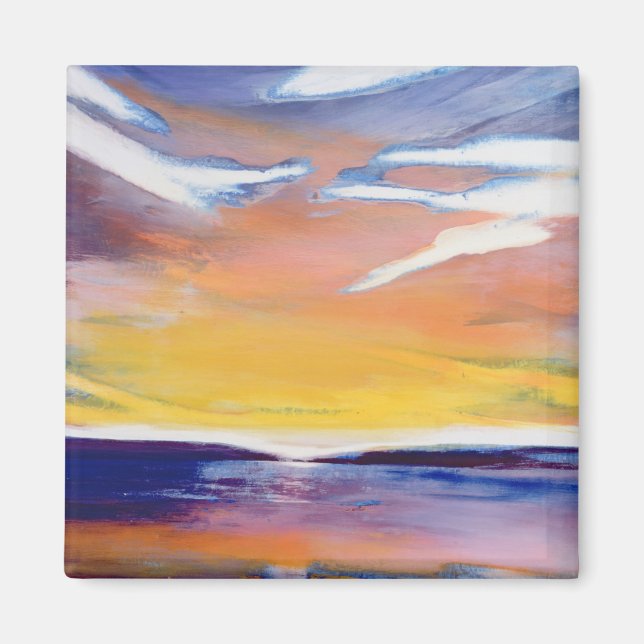 Evening seascape magnet (Front)