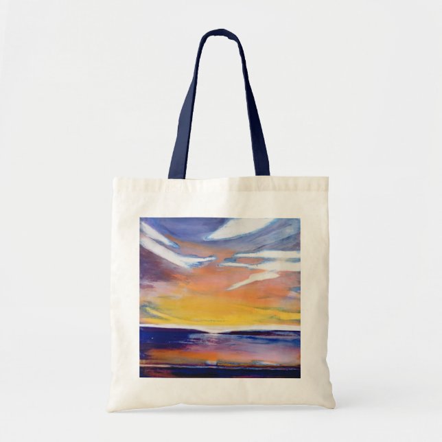Evening seascape tote bag (Front)