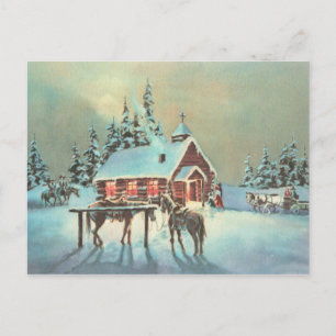 EVENING SERVICES by SHARON SHARPE Postcard