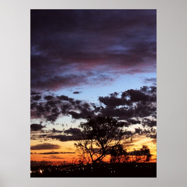 Evening Skies Poster (Front)