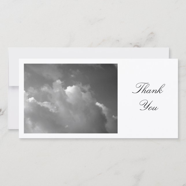 Evening Sky - Thank You Card (Front)