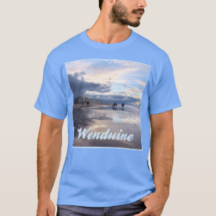 Evening Sky Wenduine Beach, Belgium T-Shirt