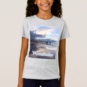 Evening Sky Wenduine Beach, Belgium T-Shirt