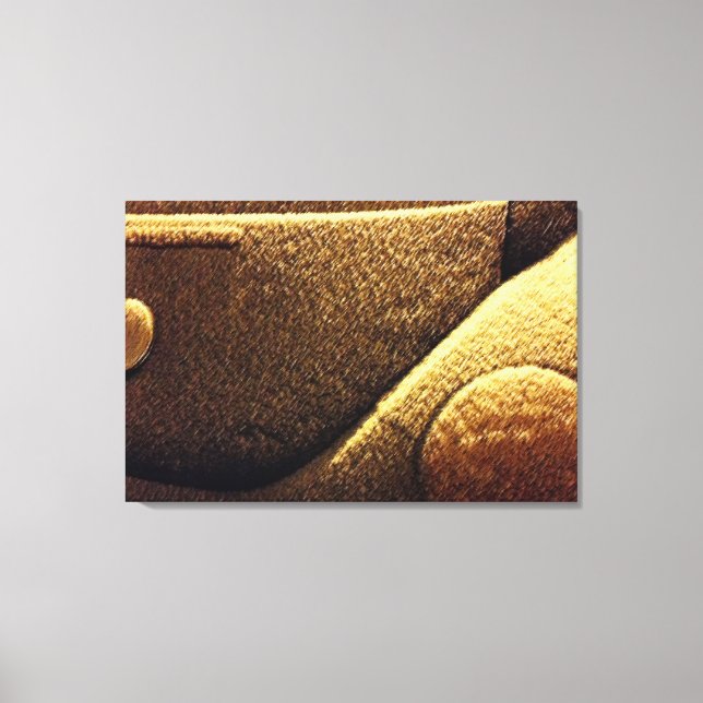 evening snow canvas print (Front)