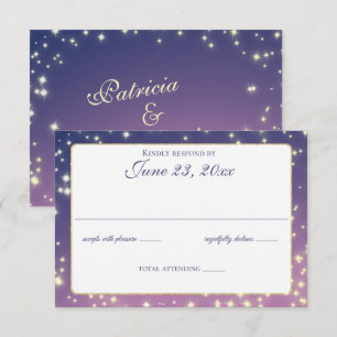 Evening Stars Twinkle Wedding Response