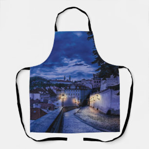 Evening street in Prague Apron