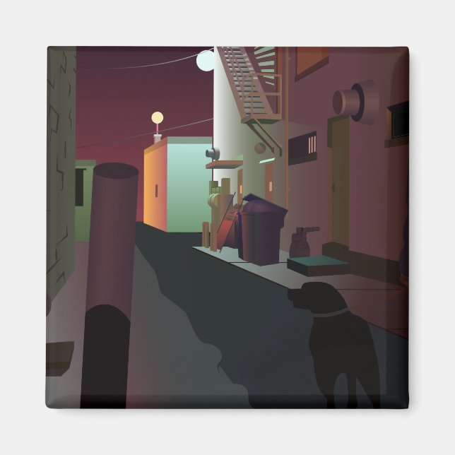 Evening Stroll Magnet (Front)