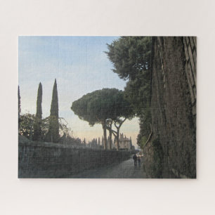 Evening Stroll on the Appian Way Jigsaw Puzzle