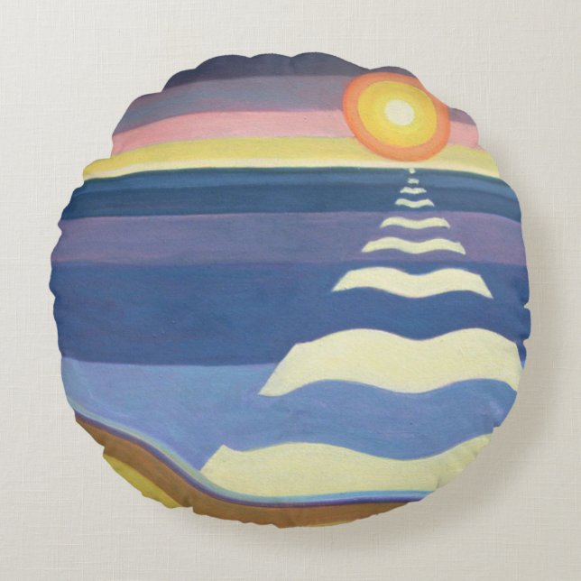 Evening Sun 2003 Round Cushion (Front)