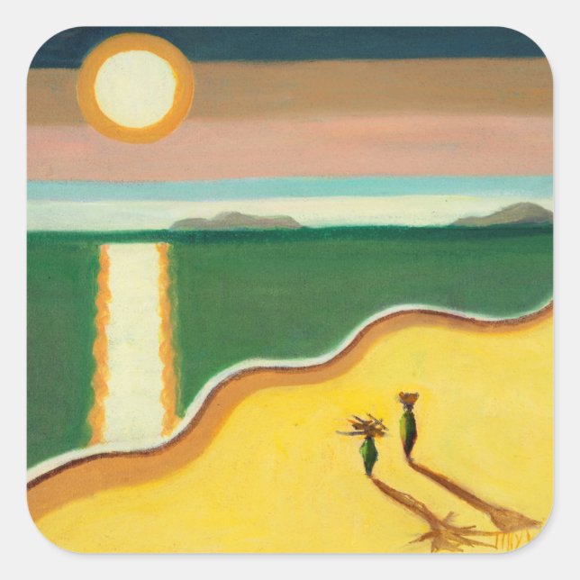 Evening Sun 2010 Square Sticker (Front)