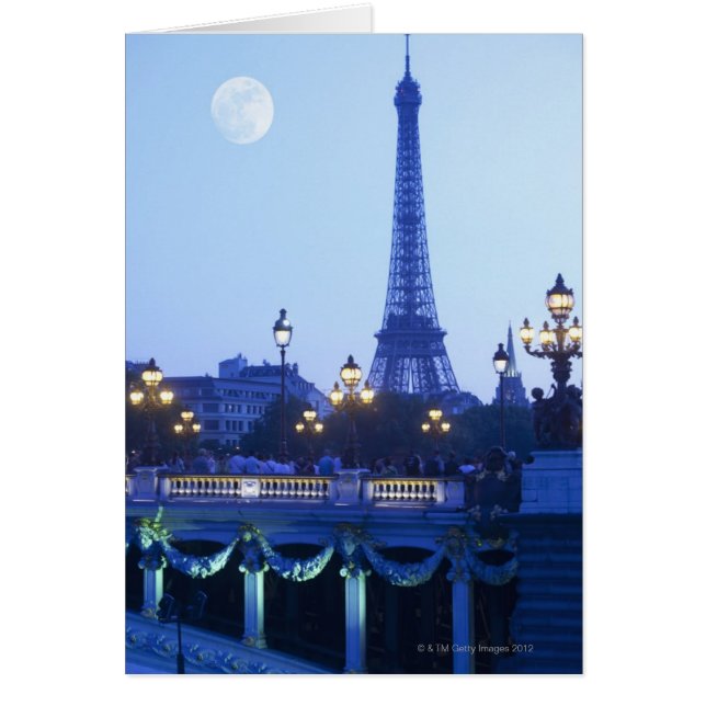 Evening View of Eiffel Tower (Front)