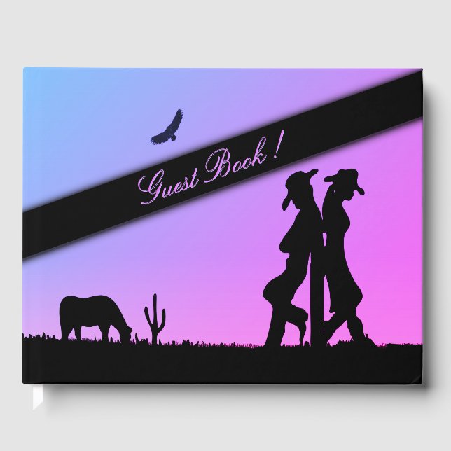 Evening Western Guest Book (Front)