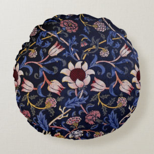 Evenlode, famous William Morris pattern, Round Cushion