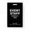 Event Backstage Pass Event Staff Black ID Badge