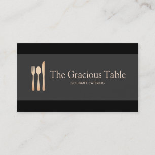 Event Caterer Catering Business Card