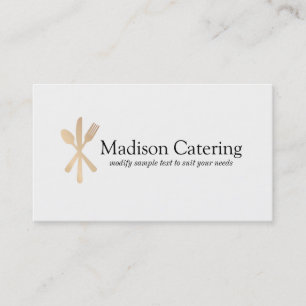 Event Caterer Catering Chef Business Card