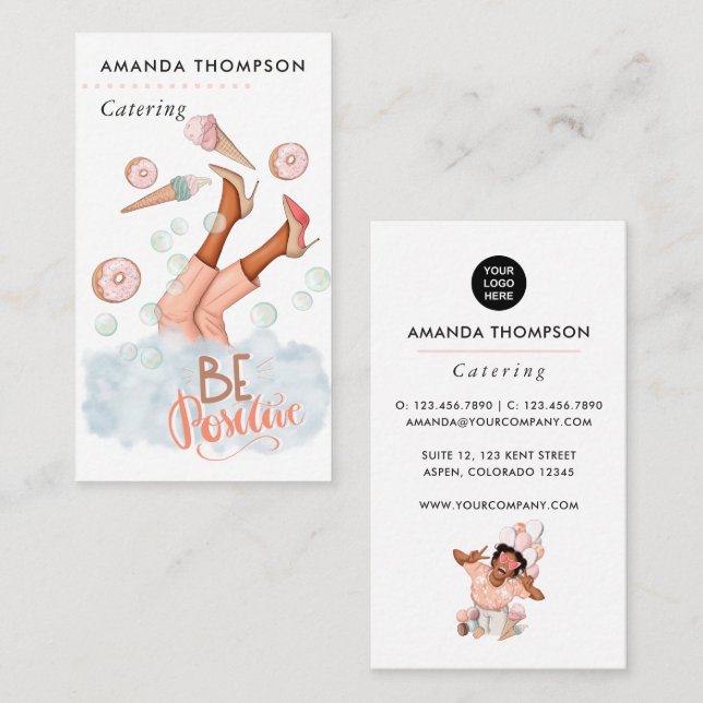 Event Catering Business Card (Front/Back)