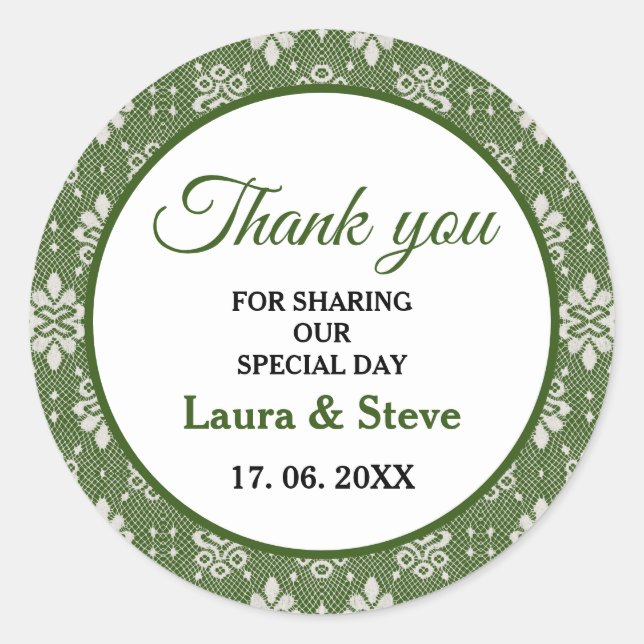 Event Classic Round Sticker (Front)