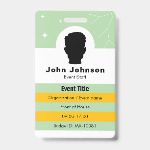Event Coordinator ID Badge