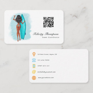 Event Coordinator QR Code Business Card