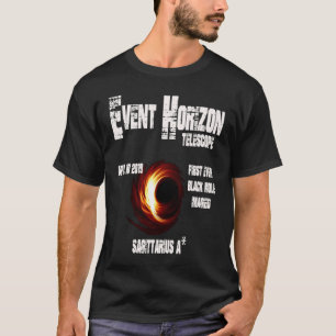 Event Horizon Telescope Sagittarius Black Hole T-Shirt