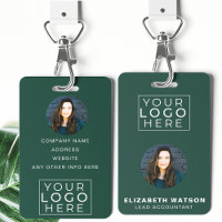 Event ID Customised Lanyard Name Tag With Photo