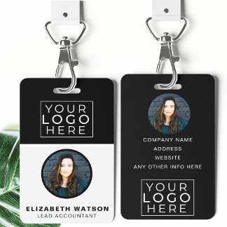 Event ID Customised Lanyard Name Tag With Photo Badge