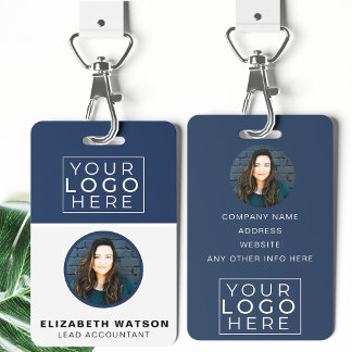 Event ID Customised Lanyard Name Tag With Photo Badge