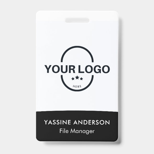 Event ID Customised Lanyard Name Tag With QR Code  Badge (Front)